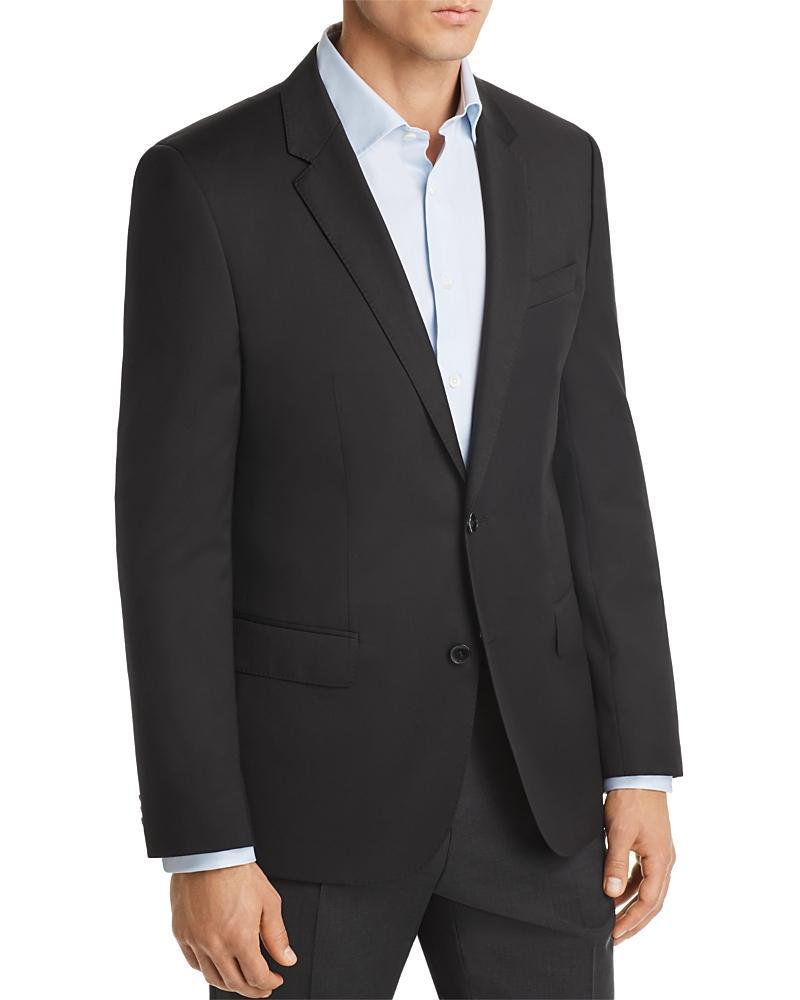 Mens Single-Breasted Jacket in Virgin-Wool Serge Product Image