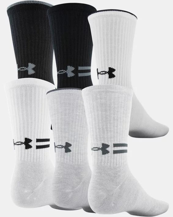 Men's UA Essential Crew Socks 6-Pack Product Image