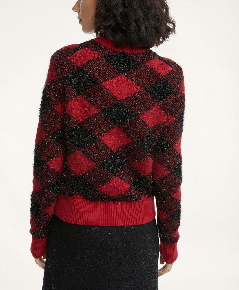 Buffalo Check Jacquard Shine Sweater Product Image