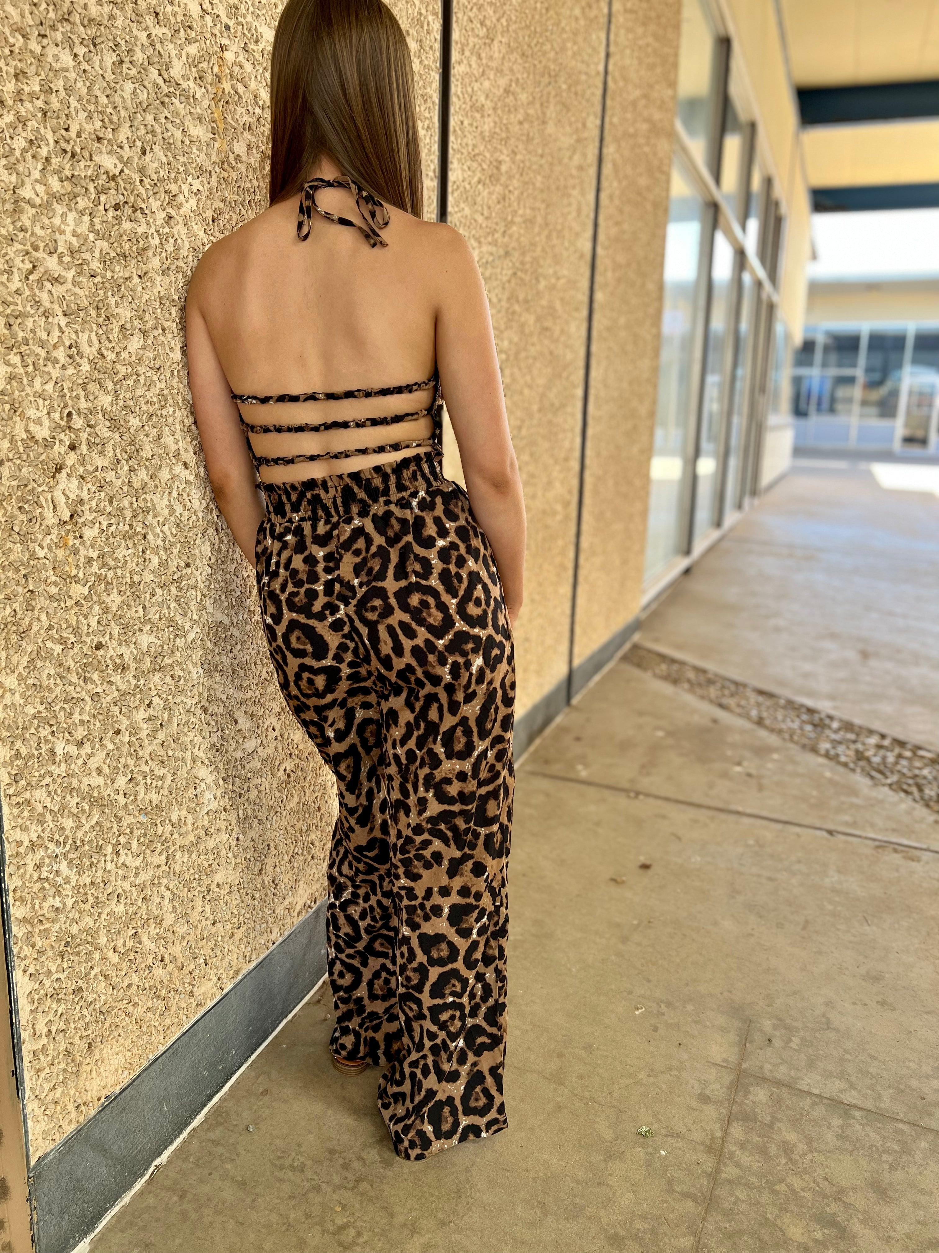 The Back Of The Leopard Jumpsuit* Product Image