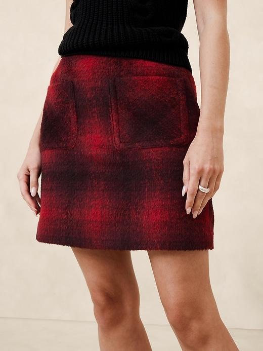 Plaid Mini Skirt Product Image