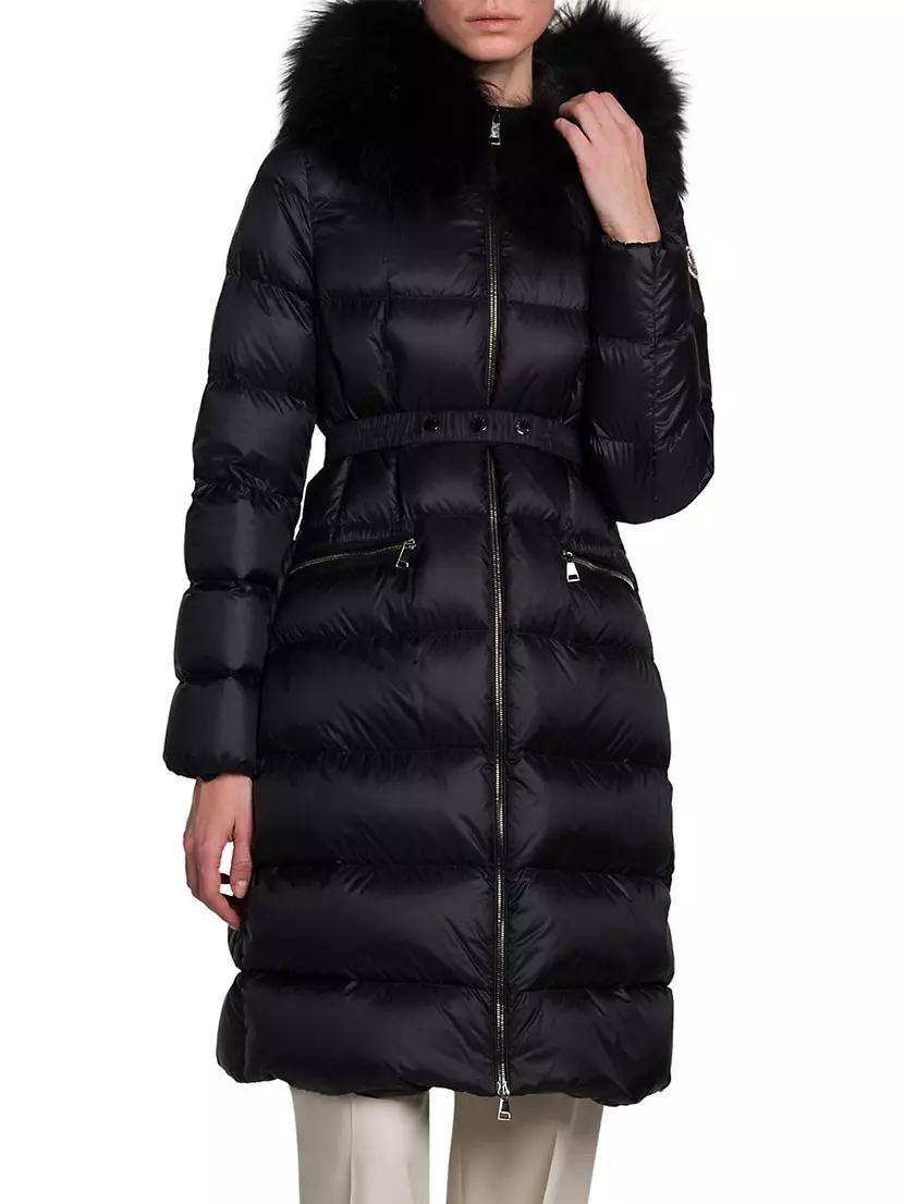 Boedic Belted Coat with Removable Shearling Trim Product Image