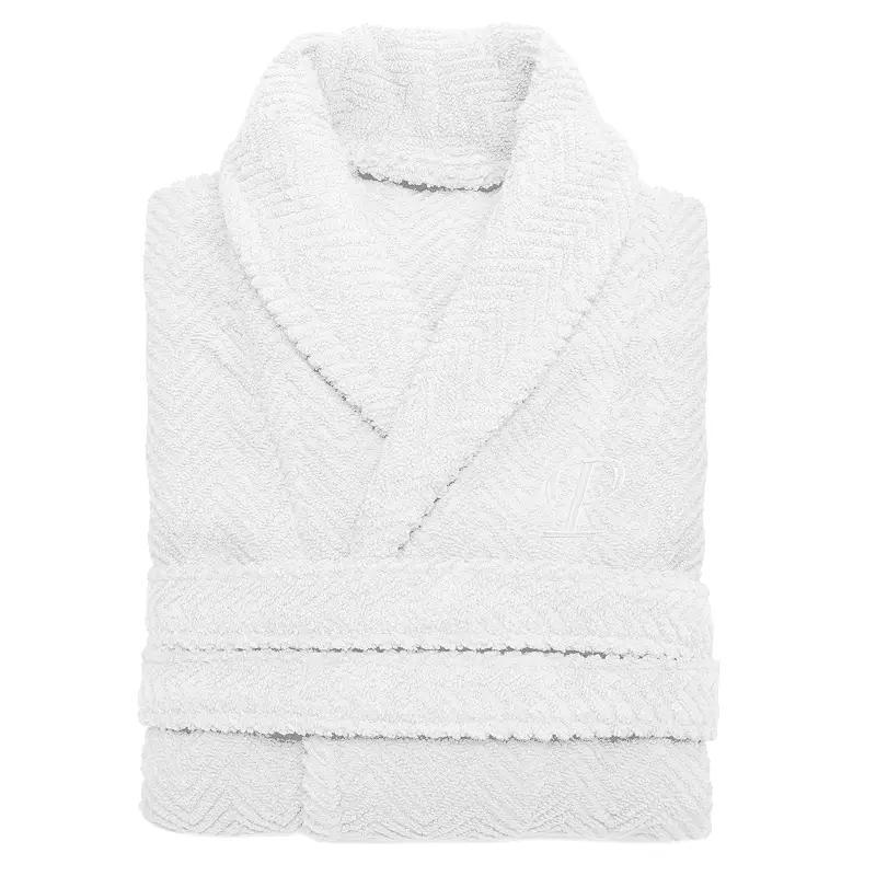 Linum Home Textiles Turkish Cotton Personalized Herringbone Weave Bathrobe, Womens Product Image