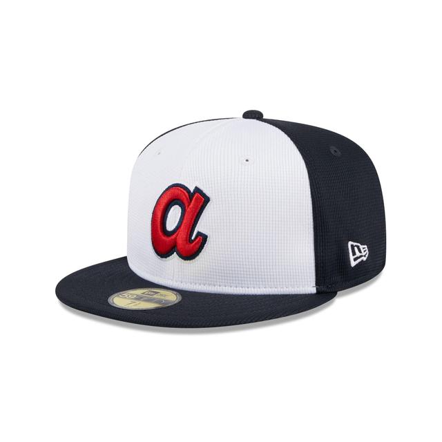 Atlanta Braves 2024 Batting Practice 59FIFTY Fitted Hat Male Product Image