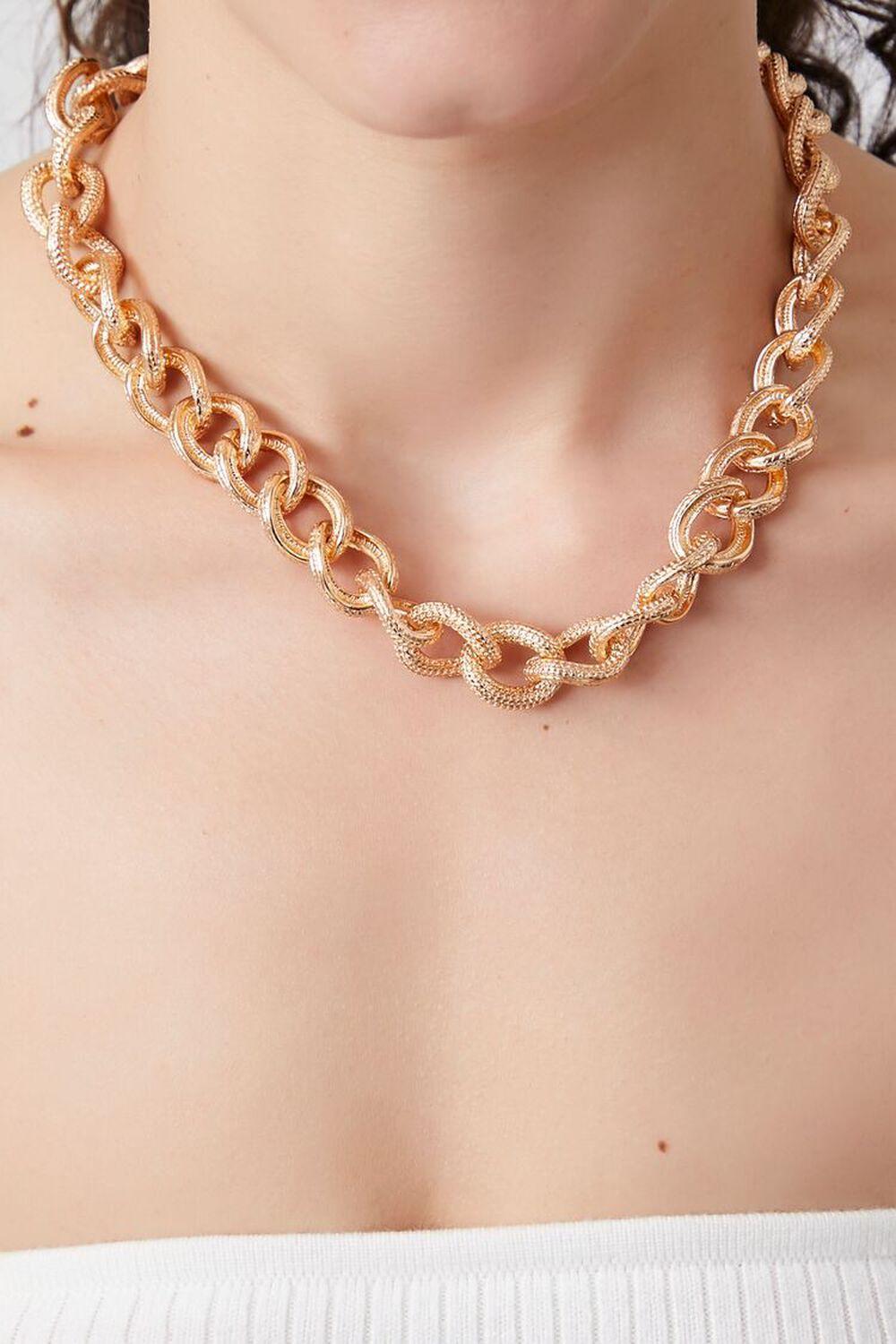 Chunky Curb Chain Necklace | Forever 21 Product Image