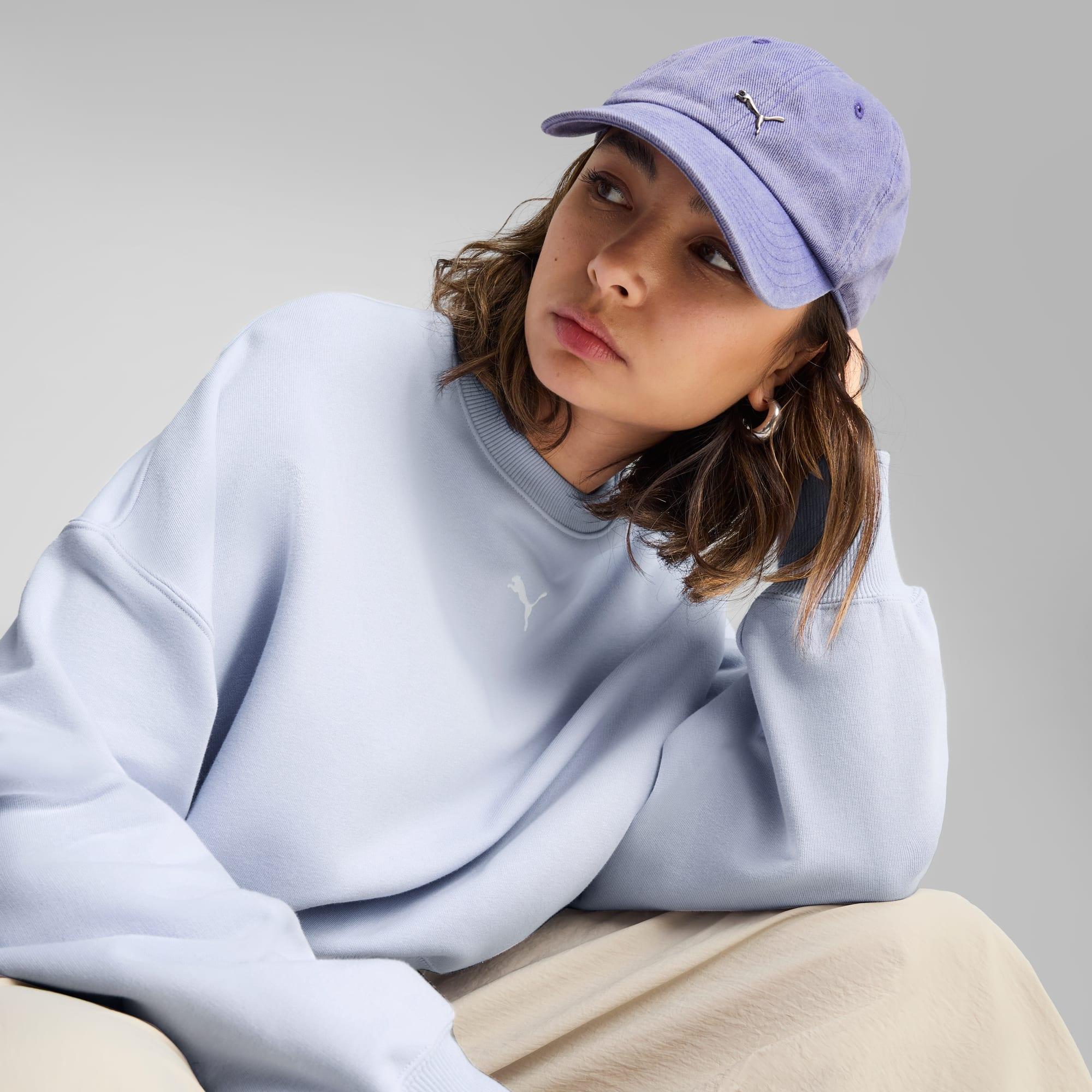 Wardrobe Essentials Women's Oversized Crew Sweatshirt Product Image