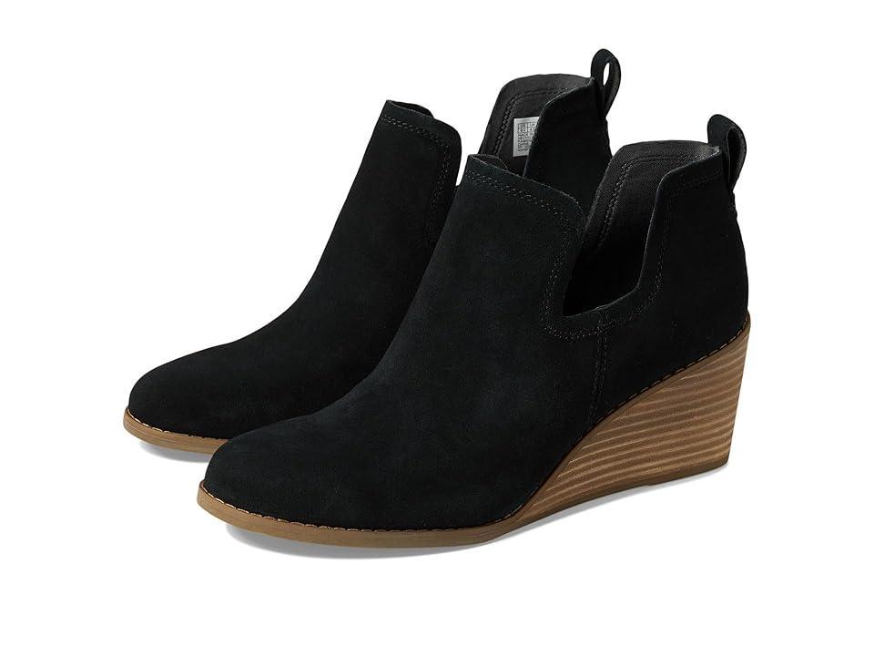 TOMS Kallie - Wide Suede) Women's Shoes Product Image