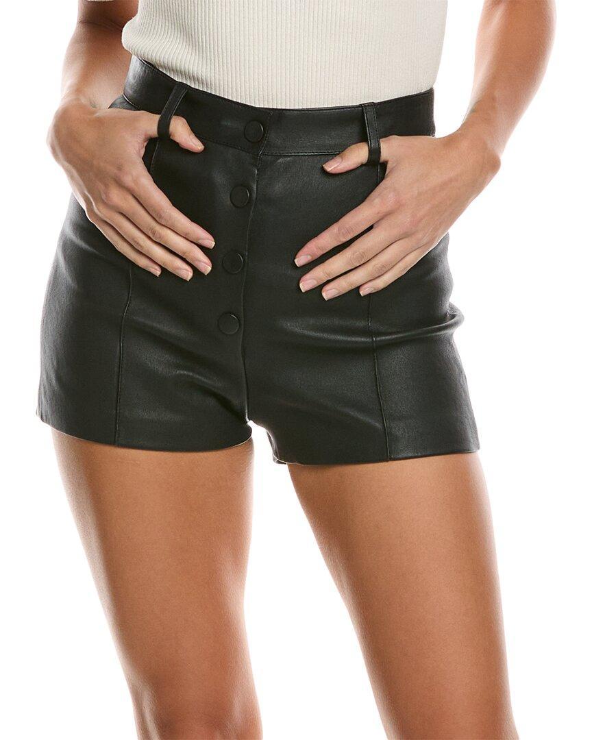 Leather Short In Black product image