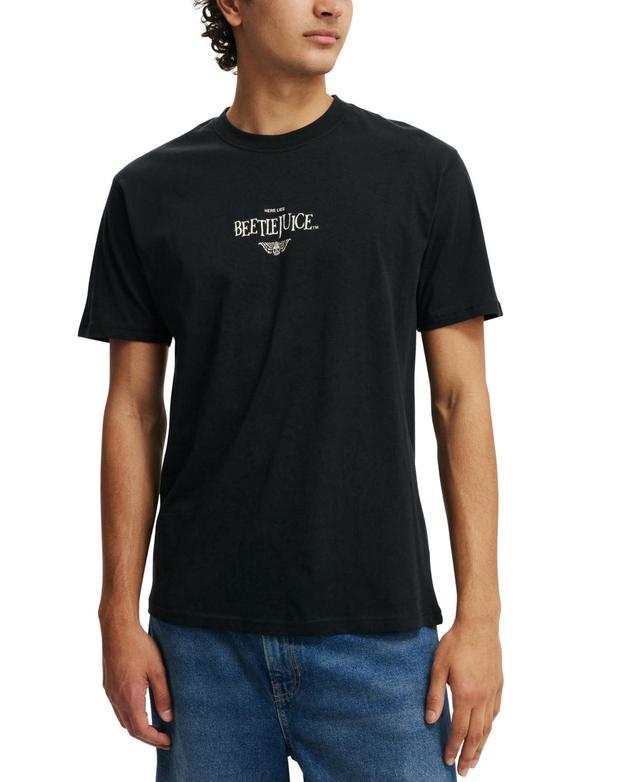 Cotton On Mens Loose Fit Movie And Tv T-Shirt - Black Product Image