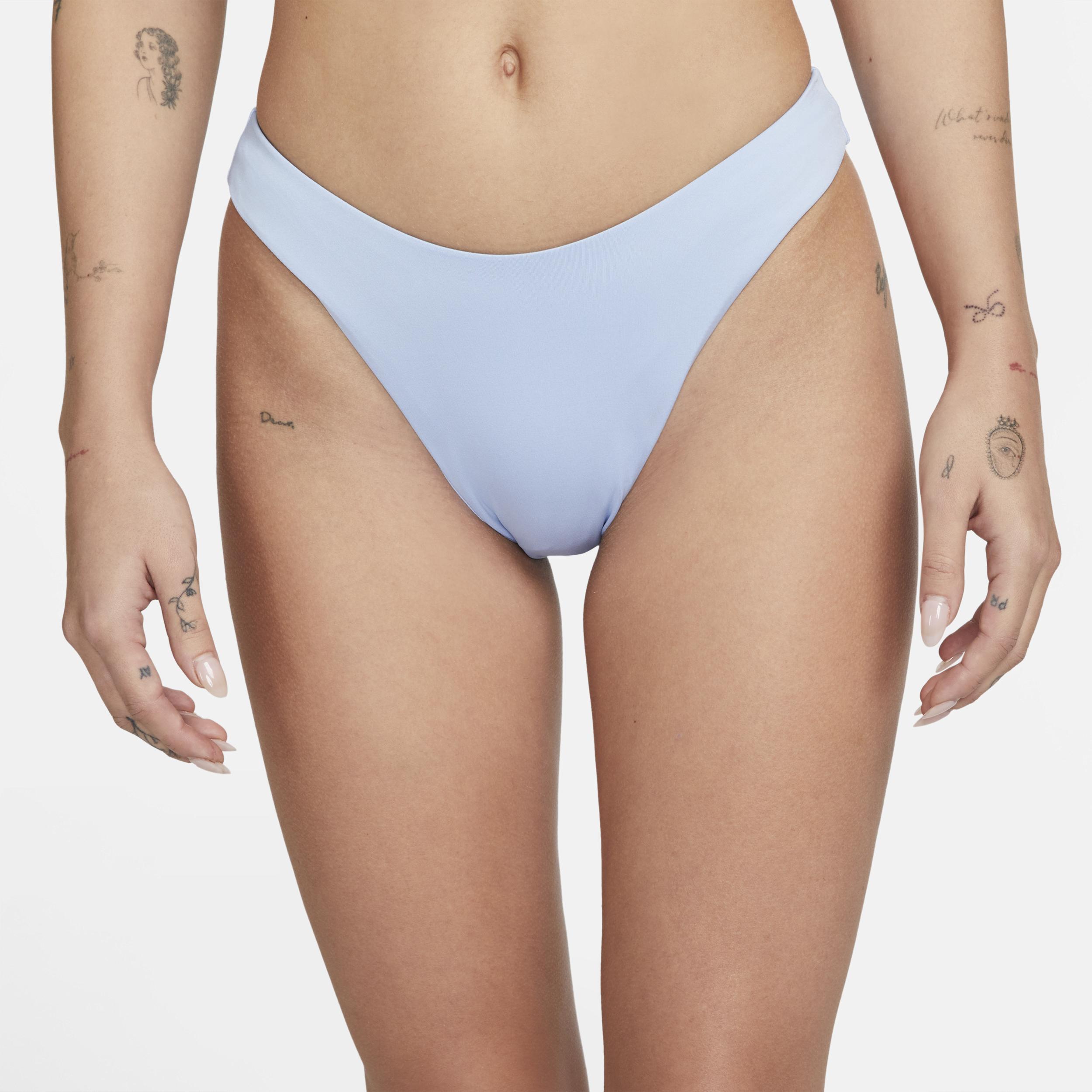 Nike Women's Essential Sling Bikini Swim Bottom in Blue, Size: 2XL | NESSC230-451 Product Image