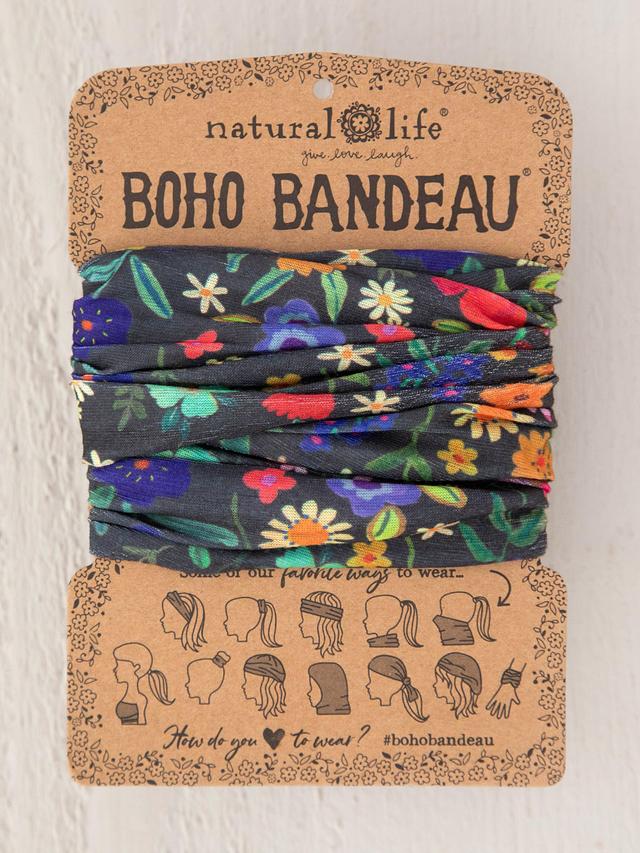 Full Boho Bandeau® Headband - Multi Wildflowers Product Image