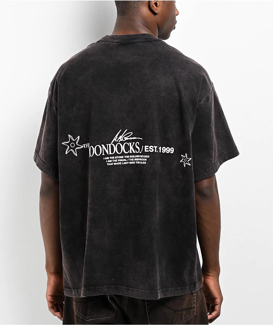 The Boondocks Riley King Black Wash T-Shirt Product Image