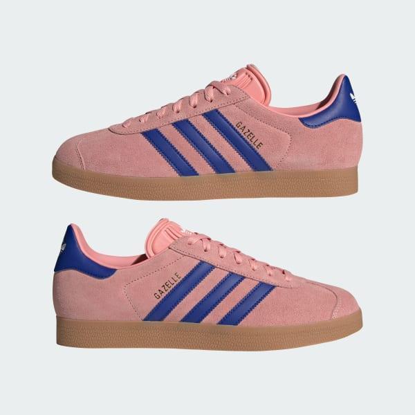 adidas Originals Mens adidas Originals Gazelle - Mens Shoes Semi Pink Spark/Gum/Lucid Blue Product Image