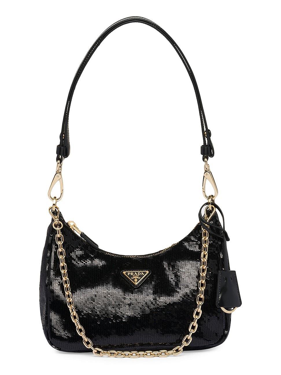 Womens Re-Nylon And Sequin Mini-Bag Product Image