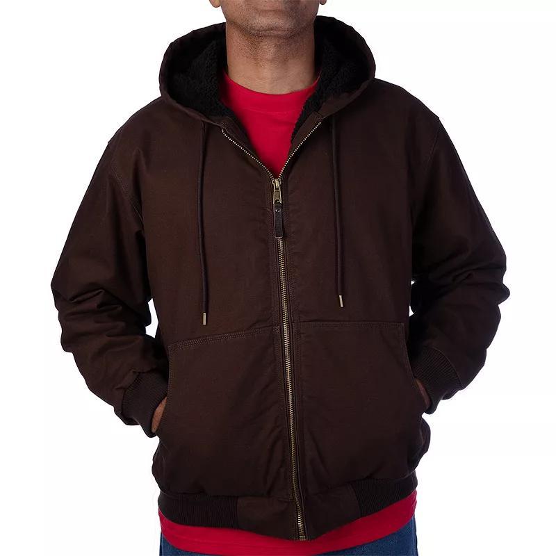 Mens Smiths Workwear Sherpa-Lined Duck Canvas Hooded Jacket Product Image