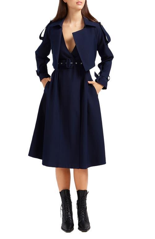 BELLE AND BLOOM Manhattan Crop Trench Coat Product Image