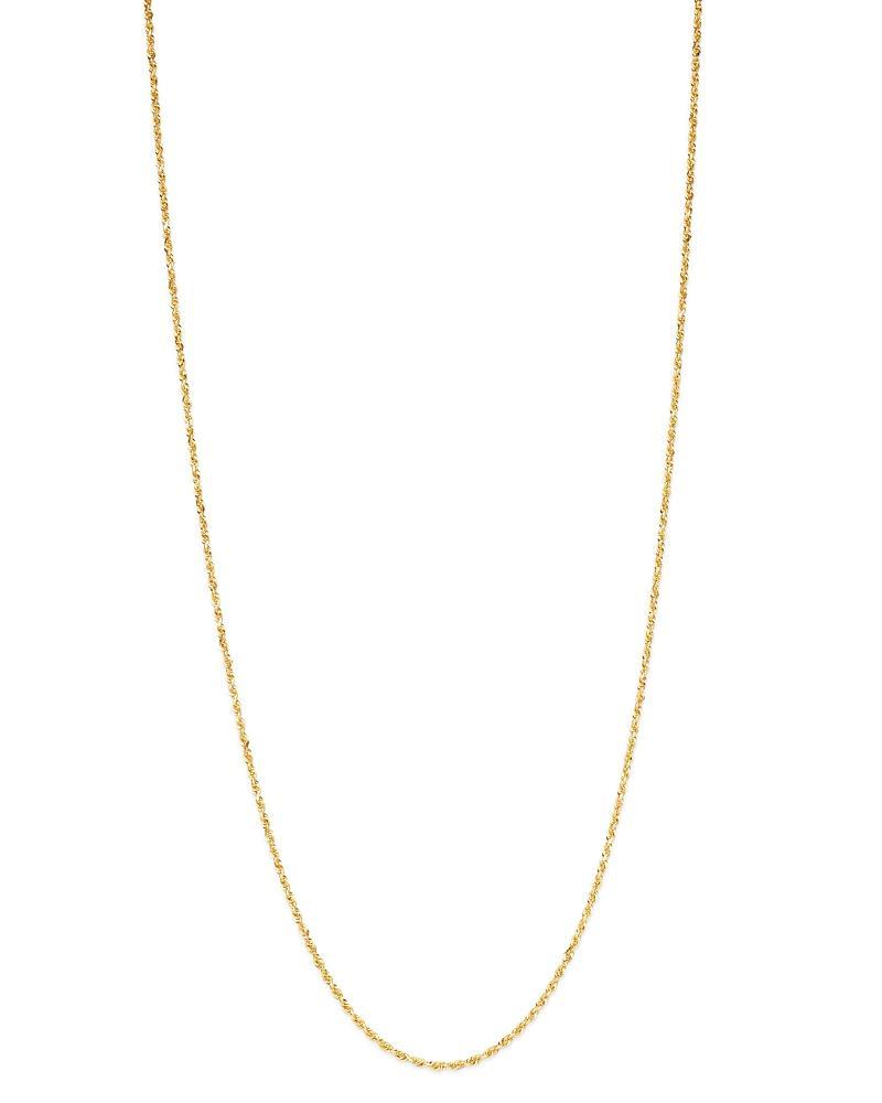 Rope Chain 24 Necklace (3mm) in Solid 14k Gold Product Image