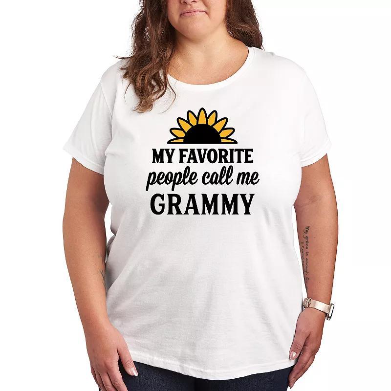 Plus Favorite People Grammy Graphic Tee, Womens Product Image