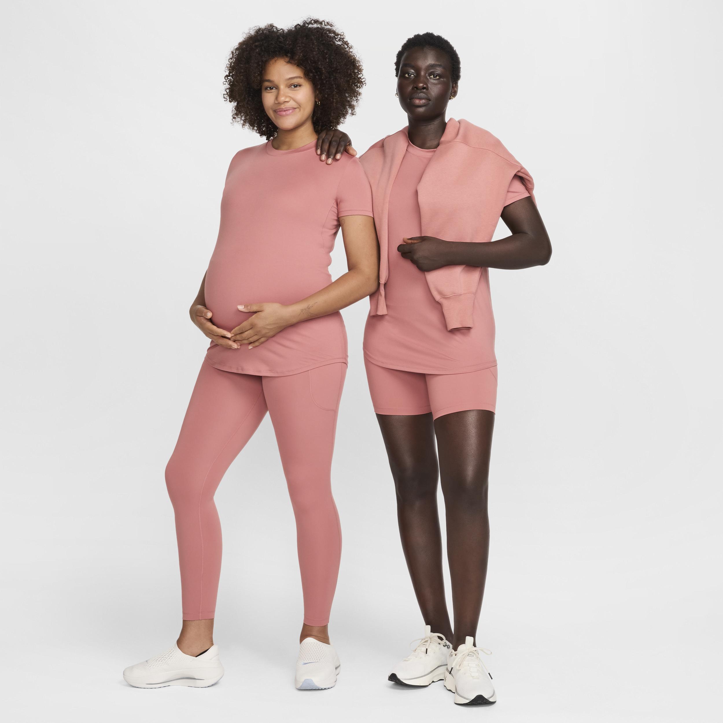 Nike Womens (M) One Dri-FIT Slim-Fit Short-Sleeve Top (Maternity) Product Image