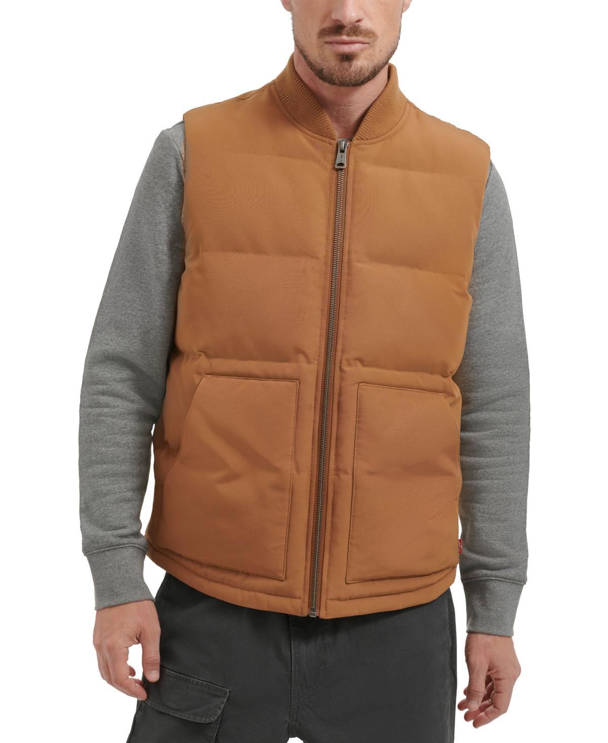 Levis Mens Solid-Color Insulated Utility Vest Product Image