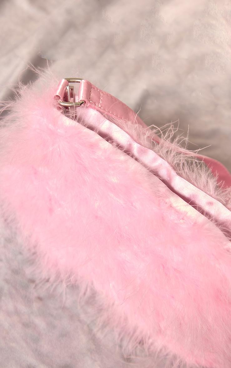 Pink Feather Shoulder Bag Product Image