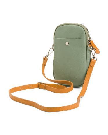 Leather Phone Holder Crossbody for Women Product Image