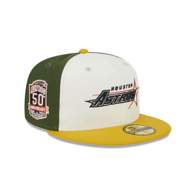 Houston Astros Two Tone Honey 59FIFTY Fitted Hat Male Product Image