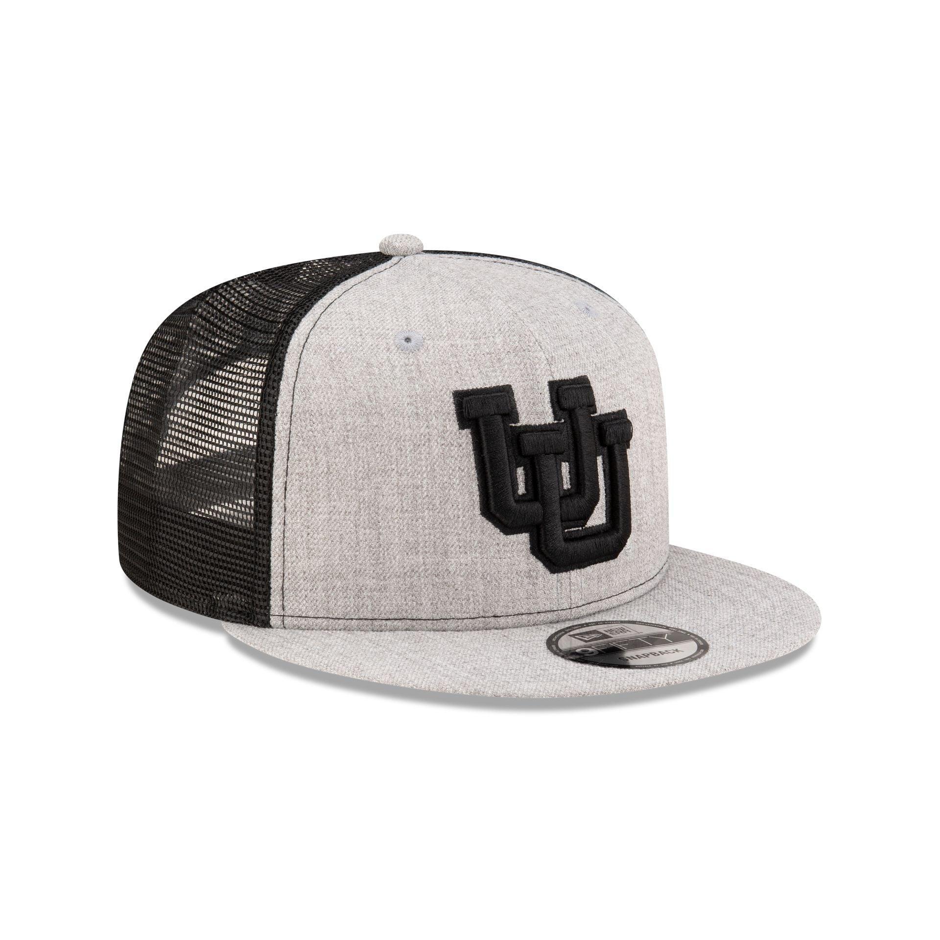 Utah Utes Gray 9FIFTY Snapback Hat Male Product Image