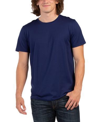 Pima Cotton T-Shirt For Men Product Image