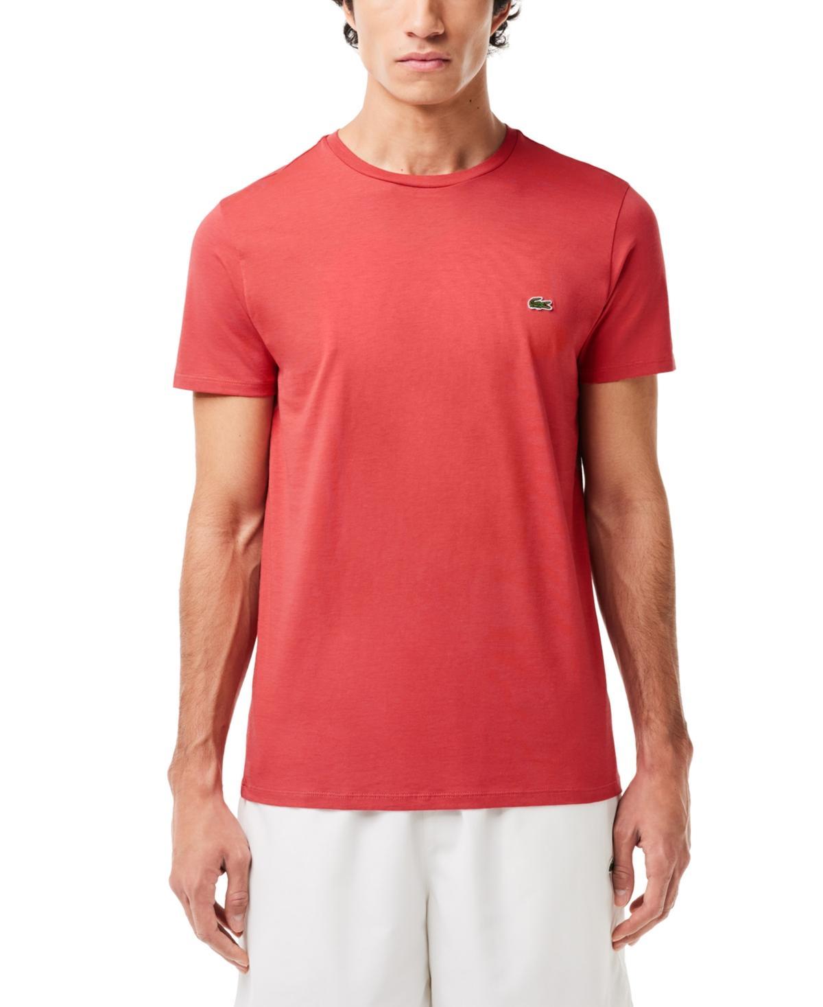 Lacoste Mens Classic Crew Neck Soft Pima Cotton T-Shirt Product Image