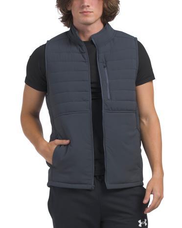 Mens Mixed Media Insulated Running Vest Product Image