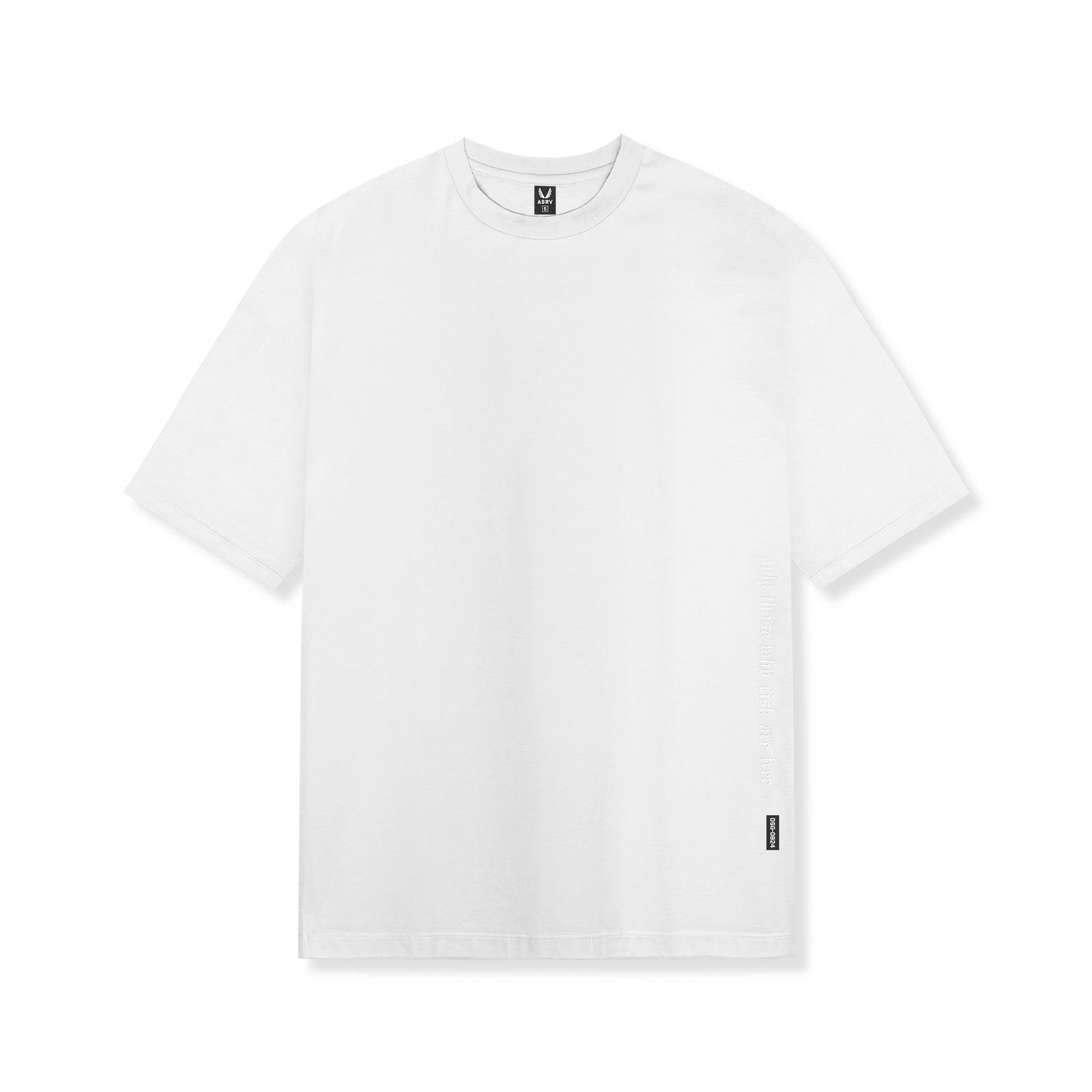 0824. Supima® Oversized Tee - White Product Image