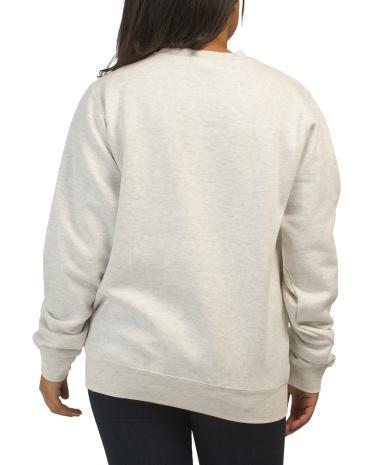 Long Sleeve Mon Cheri Sweatshirt for Women | Polyester/Cotton Product Image