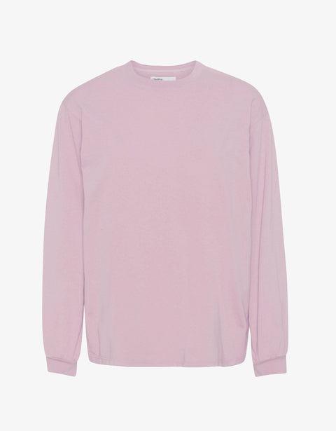 Oversized Organic LS T-shirt - Faded Pink Product Image