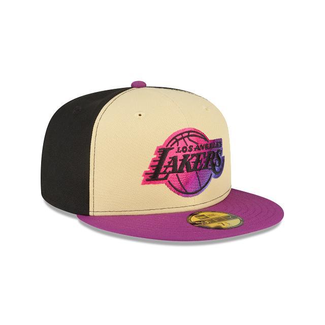 Los Angeles Lakers Tri-Color 59FIFTY Fitted Hat Male Product Image