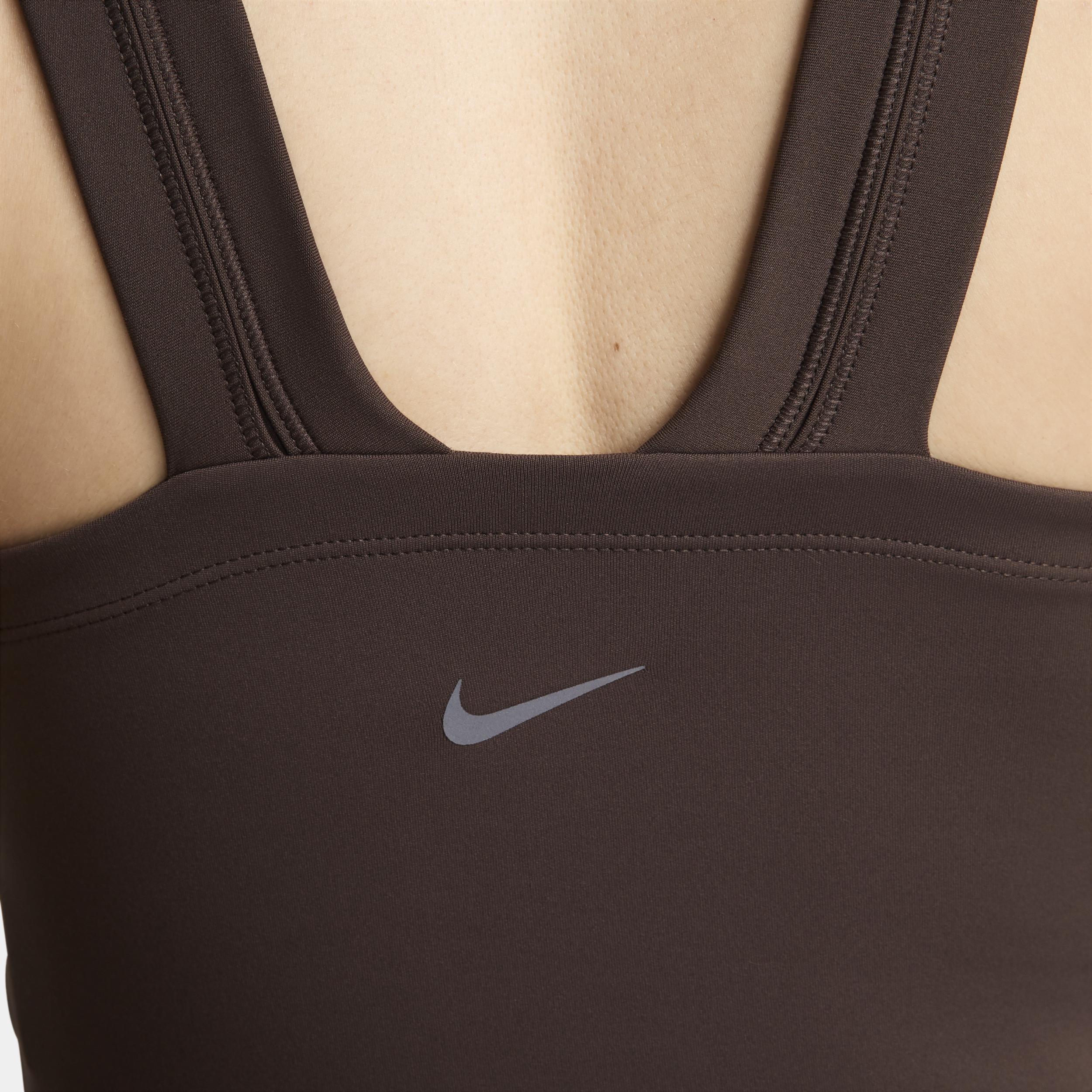 Nike Womens One Fitted Dri-FIT Strappy Cropped Tank Top Product Image