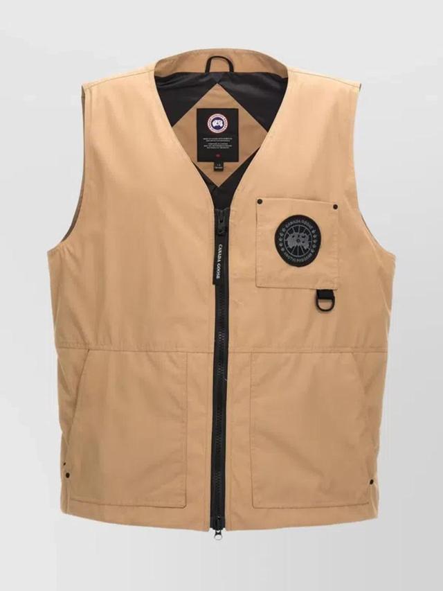 CANADA GOOSE Canmore Gilet In Cream Product Image