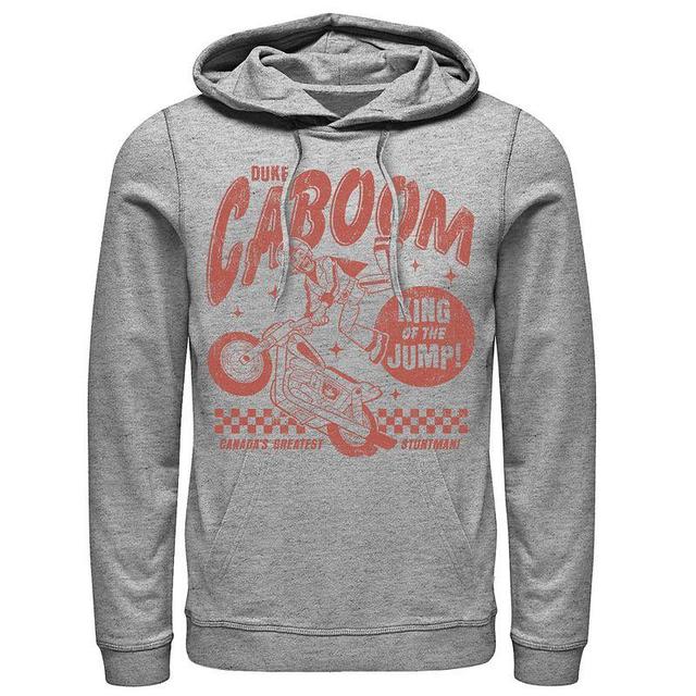 Disney / Pixars Toy Story Duke Caboom Mens Greatest Stuntman Hoodie Athletic Grey Product Image