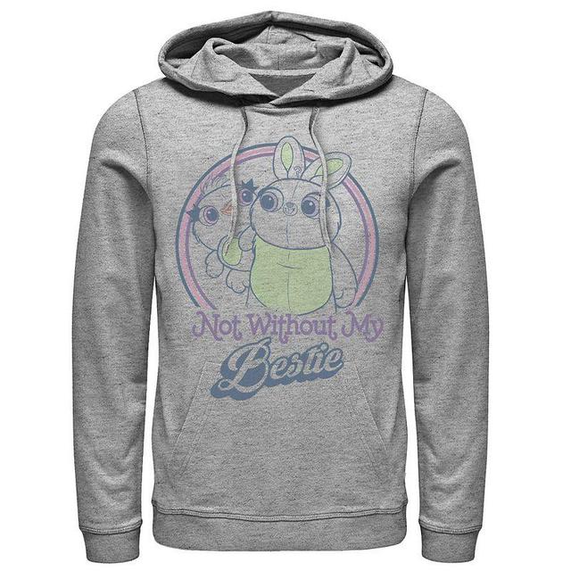 Disney / Pixars Toy Story 4 Ducky & Bunny Mens My Bestie Poster Hoodie Athletic Grey Product Image