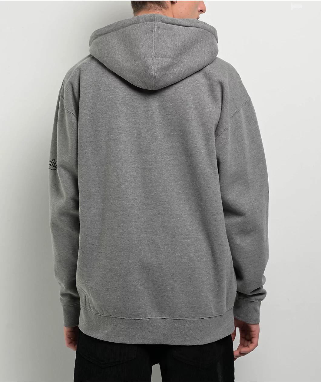 Public Sum Grey Zip Hoodie Product Image