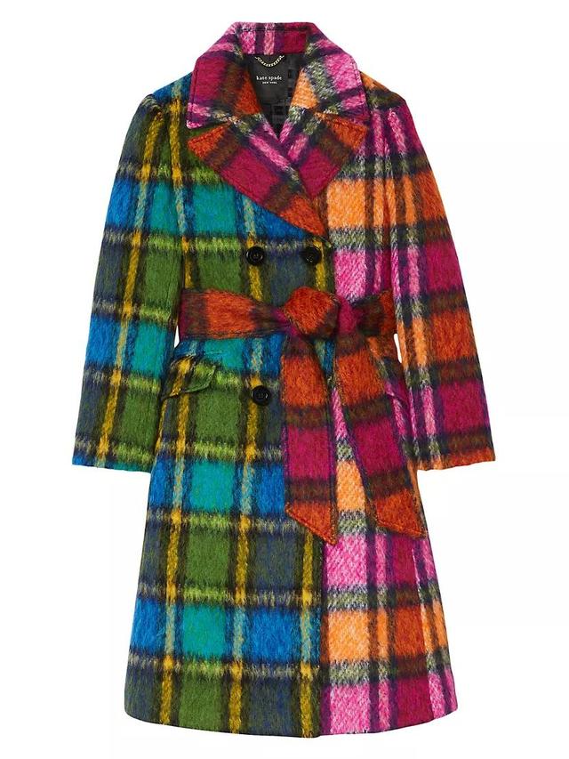 Mainline Grand Plaid Wool Double-Breasted Coat Product Image