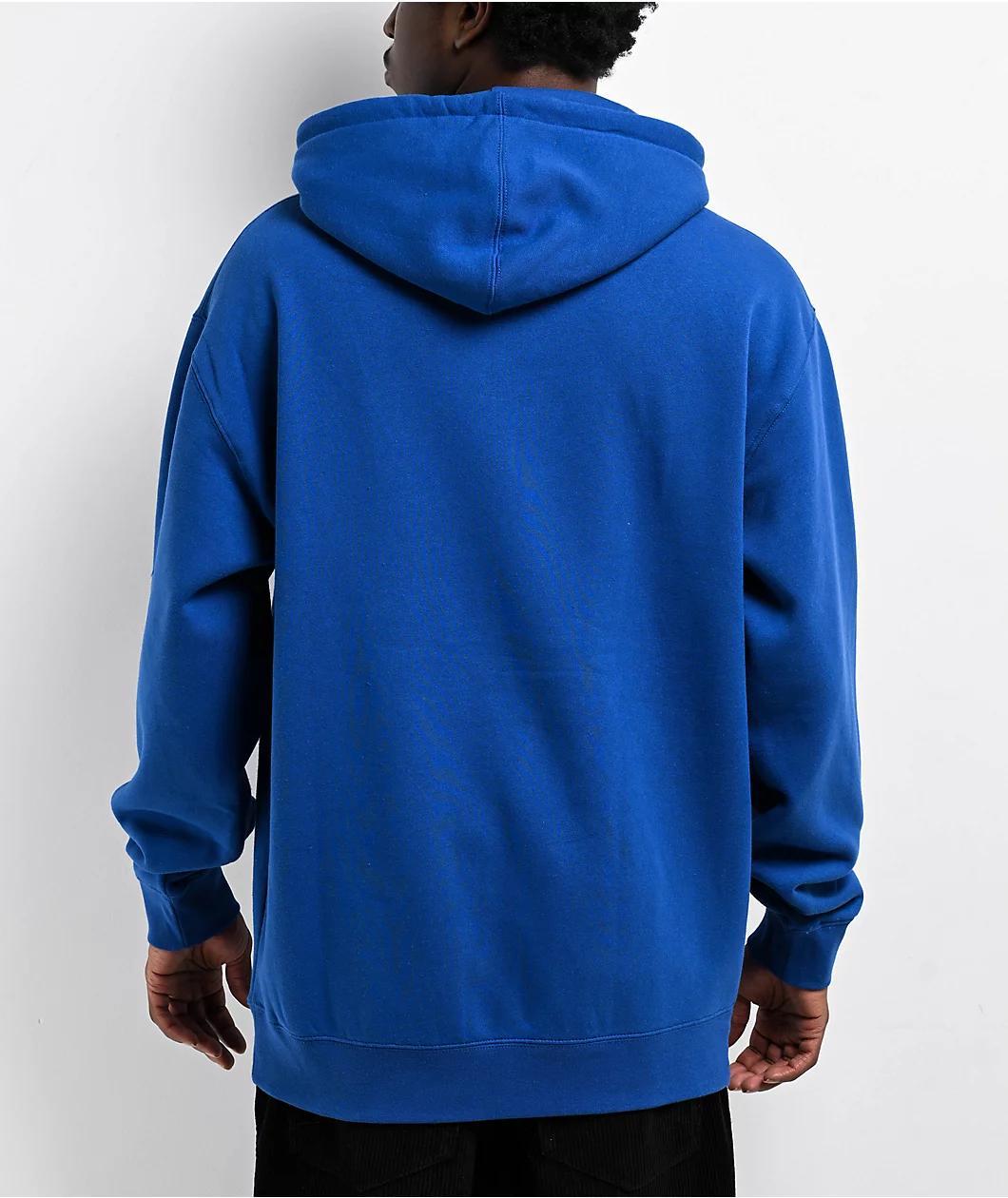 Corduroy Tagger Blue Hoodie Product Image