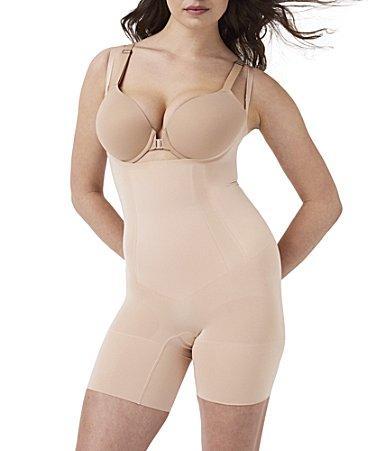 SPANX OnCore Open Bust Mid Thigh Shaper Bodysuit Product Image