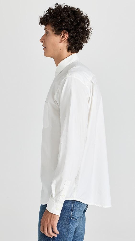 A.P.C. Edouard Poplin Button Down Shirt | Shopbop Product Image