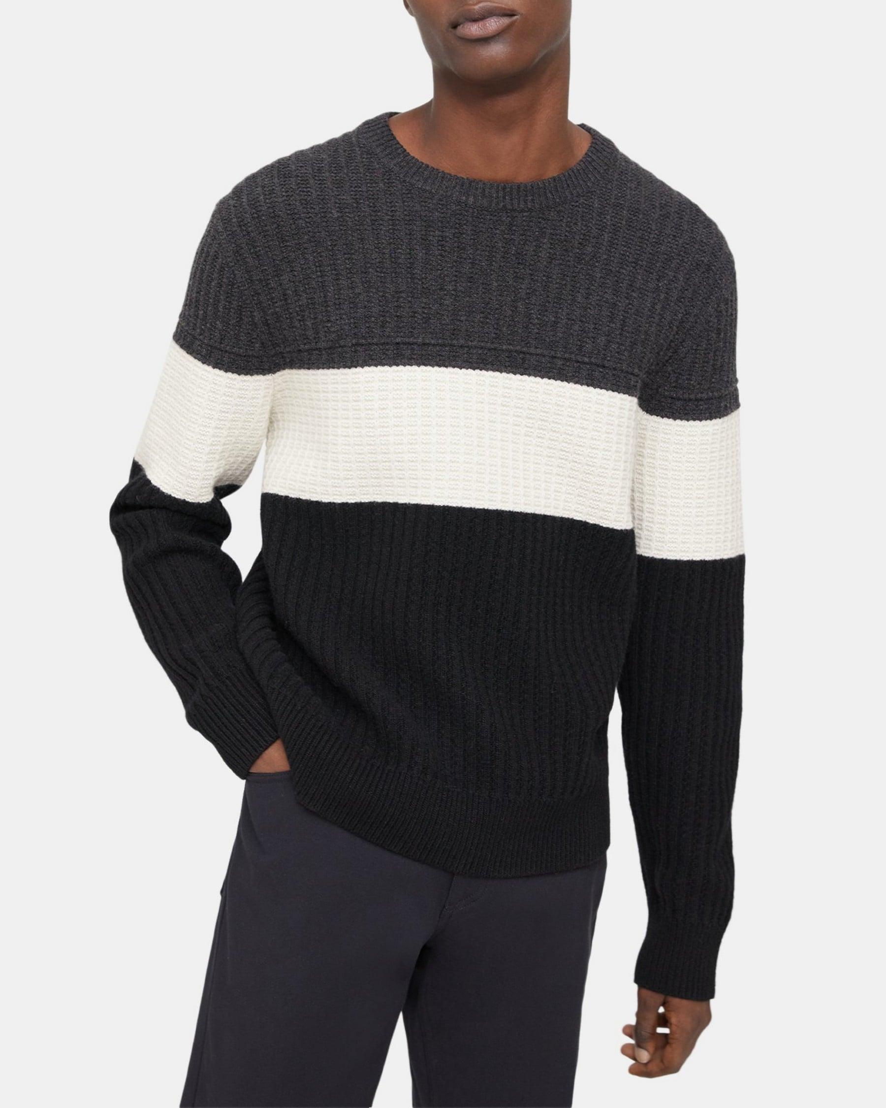 Crewneck Sweater in Wool-Cashmere Product Image