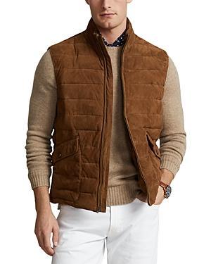 Polo Ralph Lauren Quilted Suede Vest Product Image