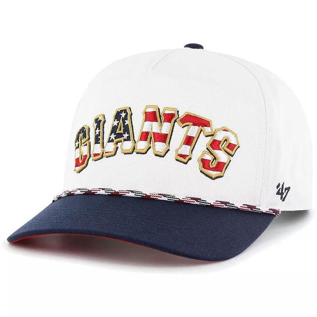 Mens 47 San Francisco Giants Flag Script Hitch Snapback Hat Product Image