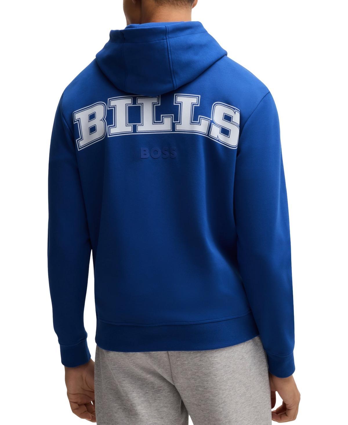 HUGO BOSS Boss X Nfl Interlock Hoodie With Special Branding In Giants Product Image