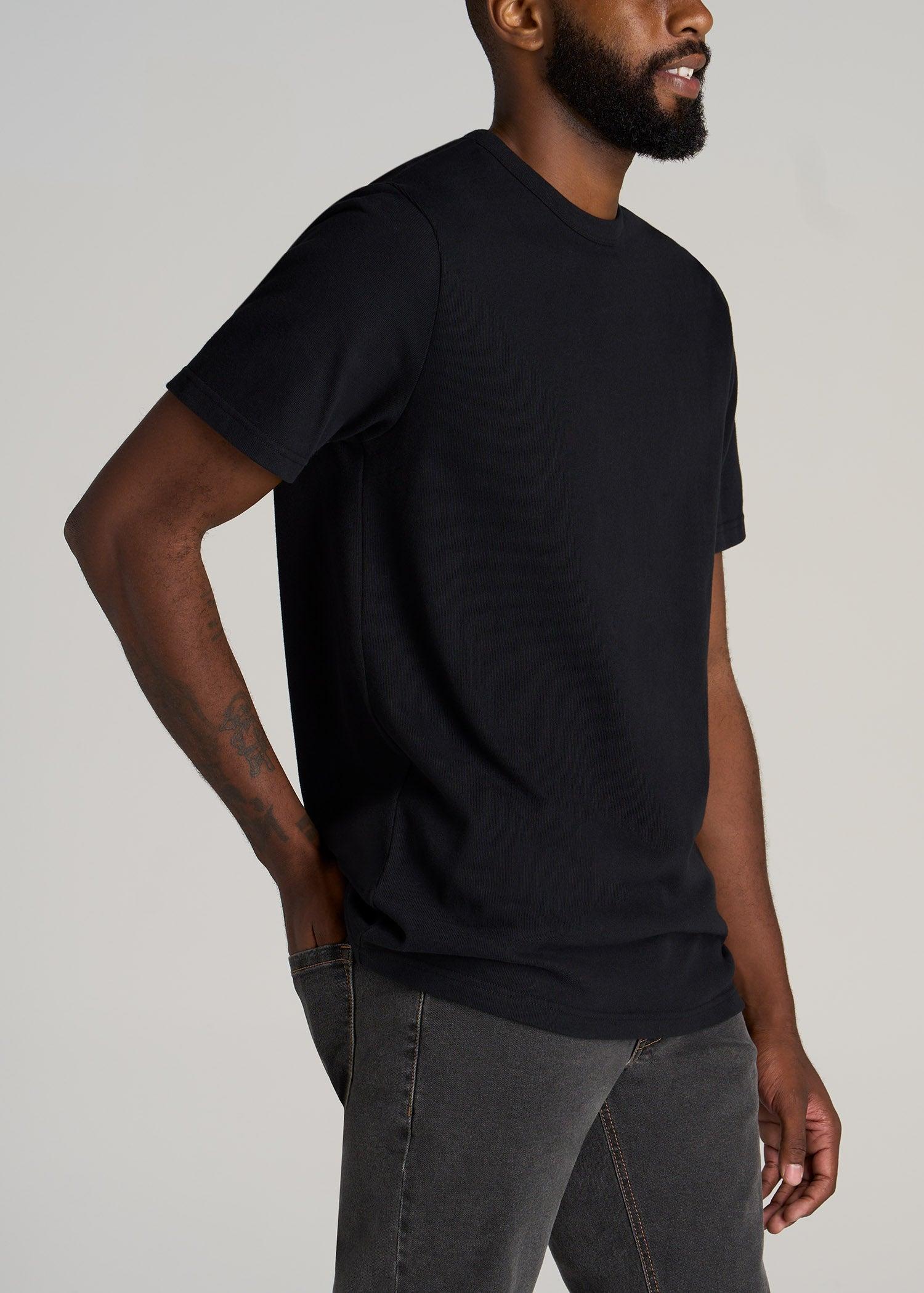 LJ&S Heavyweight RELAXED-FIT Tall Tee in White Male Product Image