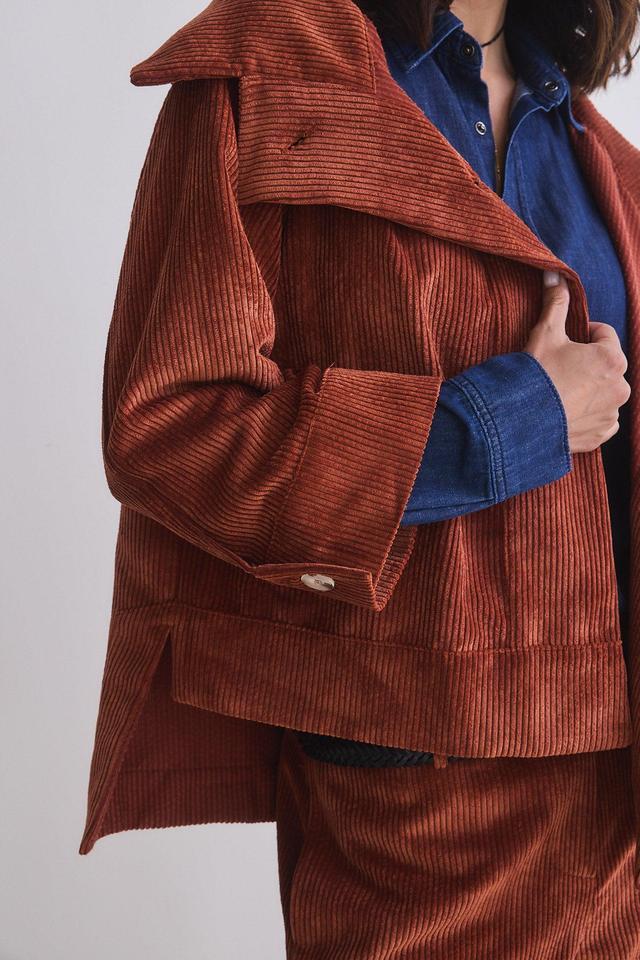 The Corduroy Mini Drama Jacket Product Image